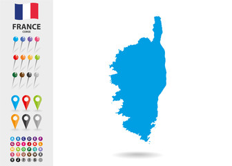 Region of Corse in France Europe