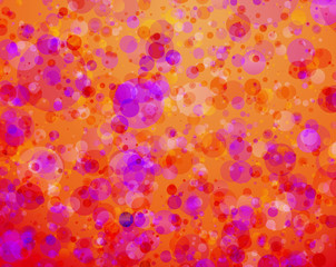 Abstract blurred celebration background with sparkle bubble lights.