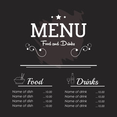 Menu icons design 