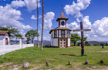 Chapel in Milho Verde , district of the Brazilian city of Serro , Minas Gerais.