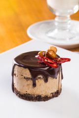 Chocolate mousse cake