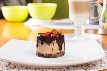 Chocolate mousse cake