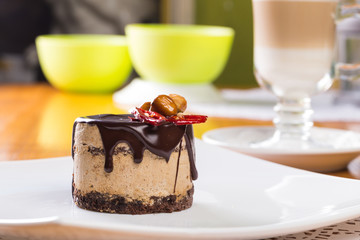 Chocolate mousse cake