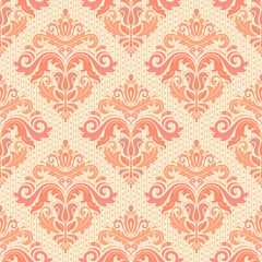 Fototapeta premium Damask Seamless Pattern