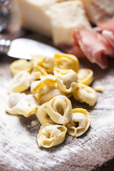 Raw tortellini