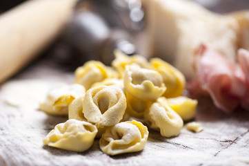 Raw tortellini