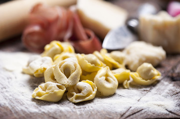 Raw tortellini