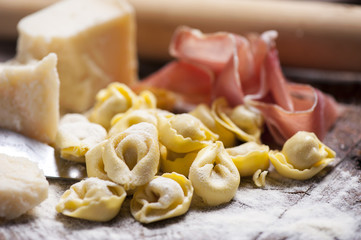 Raw tortellini
