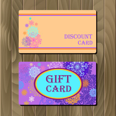 Voucher, Gift certificate, Coupon template for invitation, banner, ticket. 