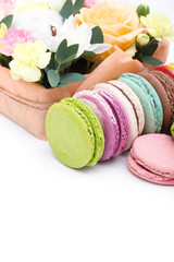  macaroon and gift boxes