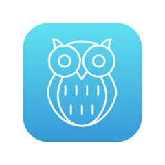 Owl line icon.