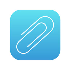 Clip line icon.