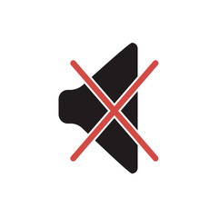 Volume mute speaker icon