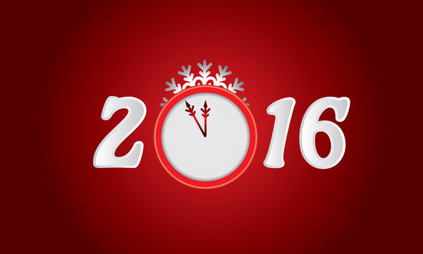 Happy new year 2016 background for your card design