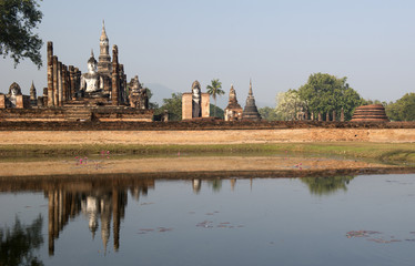 Fototapeta na wymiar Sukhothai ancient temple, Thailand