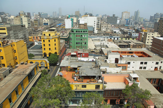Elevated view of Lima