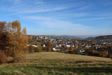 Fototapeta premium Herbstdorf