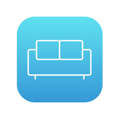 Sofa line icon.