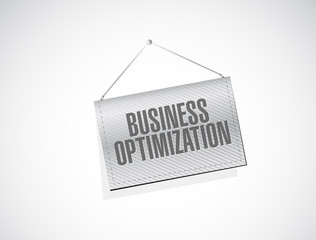business optimization banner sign concept