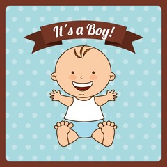 Fototapeta premium baby shower design 