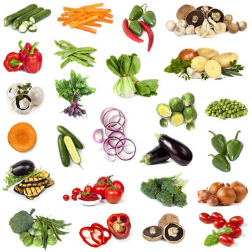 Vegetables Food Collage
