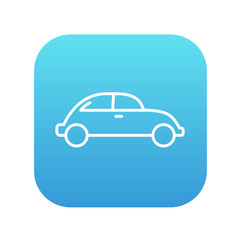 Car line icon.