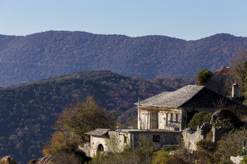 Fototapeta na wymiar The picturesque village of Vitsa in Zagori area, northern Greece