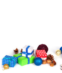 Decorate on Christmas isolated