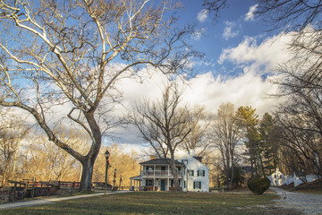 Great Falls Tavern at the C&O National Historic Park, Potomac, Maryland.