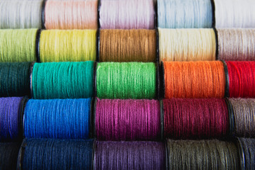 Spools of thread