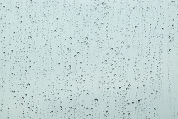 Background of raindrops on a window