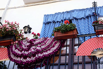 The quaint old town in Marbella on the Costa del Sol in Spain
