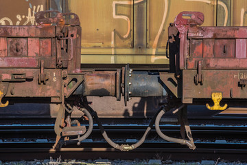Eisenbahn Waggon Puffer