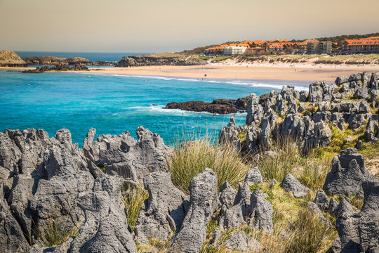Beach of Helgueras, Noja, Cantabria, Spain