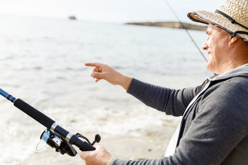 Obraz premium Picture of fisherman 