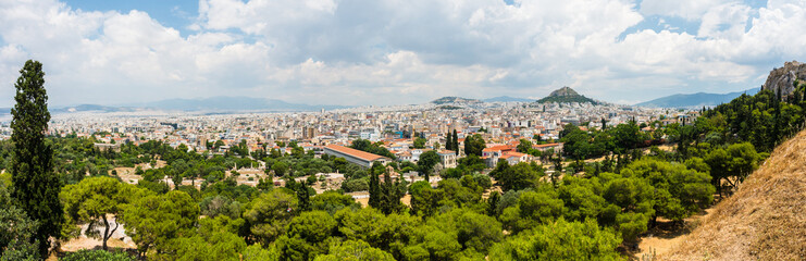 Fototapeta na wymiar Panorama von Athen