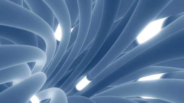 High-speed network data transferring, neutrons looking-alike. Loopable. HD
