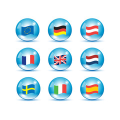European Union country flags