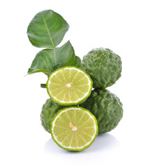 bergamot on white background