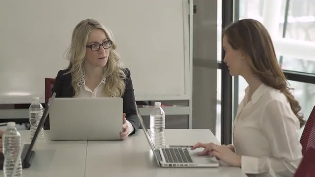 Group of attractive professionals involved in meeting