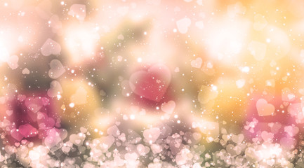 Happy valentine day, Blur and Select focus background