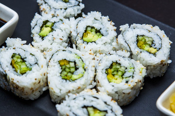 Fresh Cut Sushi Rolls