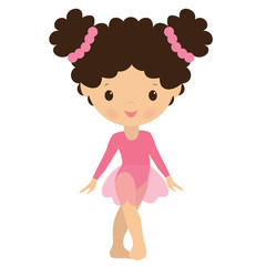 Ballerina vector illustration
