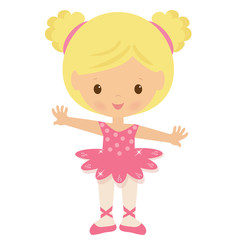 Ballerina vector illustration
