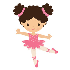 Ballerina vector illustration
