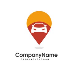 Obraz premium Car vector logo icon