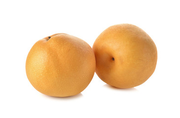 snow pear or Fengsui pear on white background