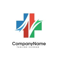 Hospital Medical logo icon vector