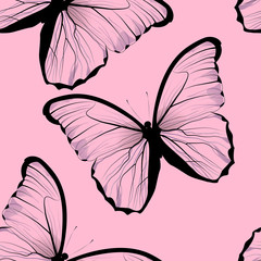 seamless tiling repeating butterfly pattern 