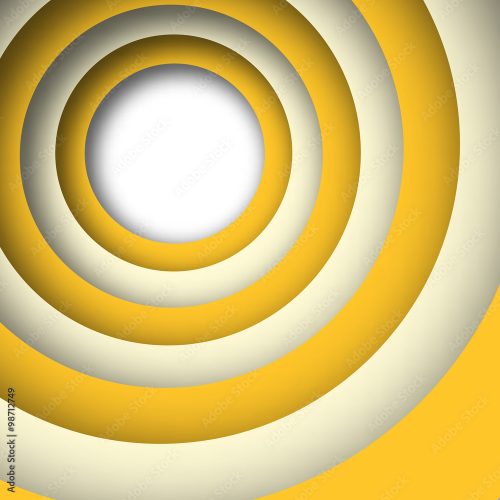 Fototapete Abstract background consisting of a circle with shadow